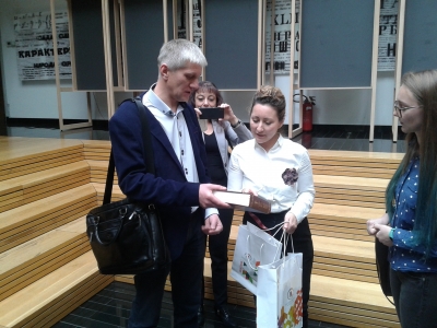 Экземпляр Нового Завета в переводе на современный белорусский язык передан в дар Национальной библиотеке Сербии